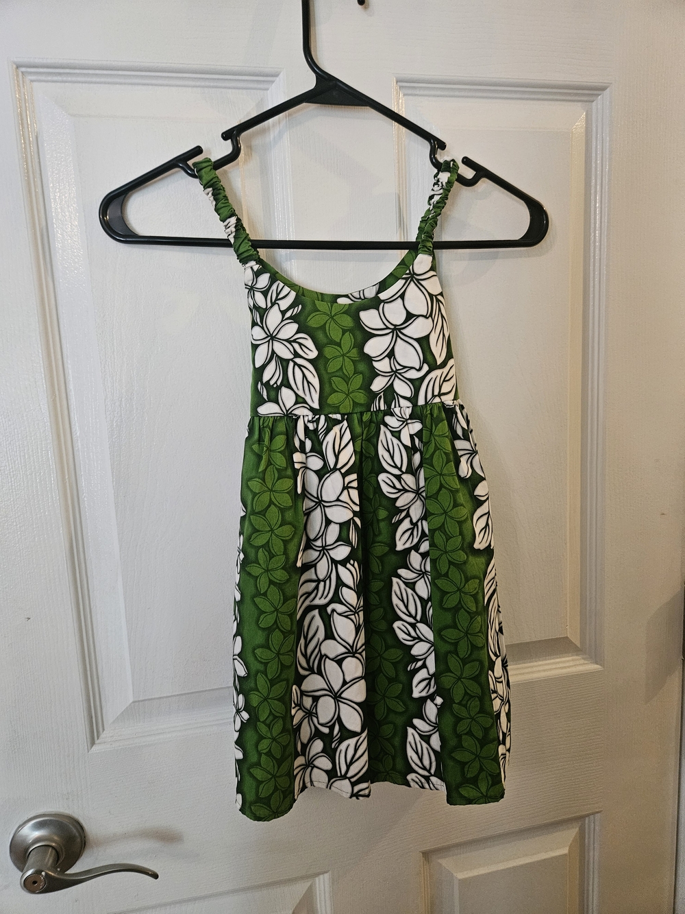 Green Floral Sundress for Girls — Casual Summer Dress